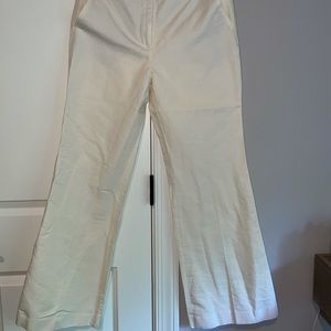 Beige Wide Leg Pants